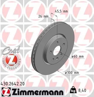 Гальмівні диски ZIMMERMANN 430264220