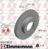 Тормозной диск передний вентилируемый Land Cruiser 120 Prad ZIMMERMANN 590258620 (фото 1)