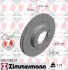 Тормозной диск передний вентилируемый Land Cruiser 120 Prad ZIMMERMANN 590258620 (фото 2)
