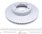 Тормозной диск передний вентилируемый Land Cruiser 120 Prad ZIMMERMANN 590258620 (фото 6)