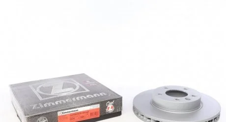 Диск тормозной передний левый VW Touareg 3.0 / 3.6 V6 04- ZIMMERMANN 600322420