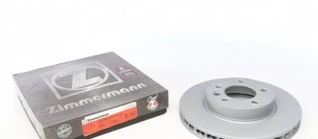Диск тормозной передний прав. VW Touareg 3.0 / 3.6 V6 ZIMMERMANN 600322520