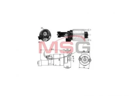 Реле втягивающее стартера ZM ZM 3705