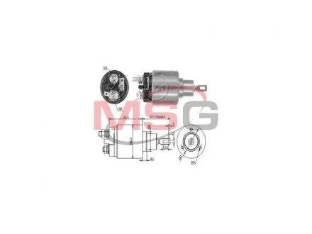 Реле втягивающее стартера ZM ZM 575C