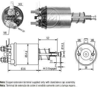 Реле втягуючого стартера ZM ZM 612