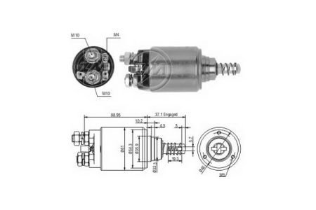 Реле втягуючого стартера ZM ZM 647